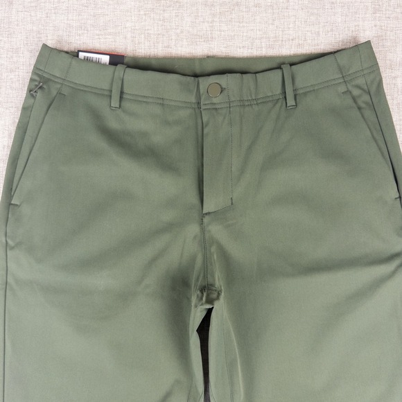 Mondetta Outdoor Project Stretch Chino Pants Men 34x29 Olive Green Tech Travel - Picture 2 of 11